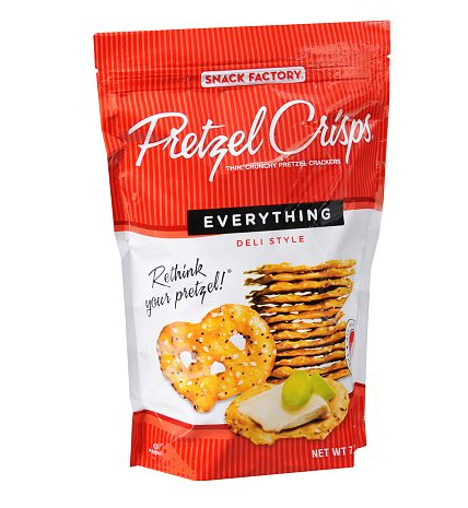 The Snack Factory Pretzel Crisps Everything 7.2oz