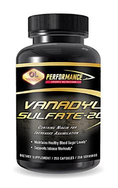 Olympian Labs Vanadyl Sulfate  20 mg  250 Capsules