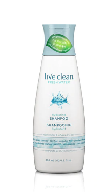 Live Clean Fresh Water Hydrating Shampoo 12 fl oz