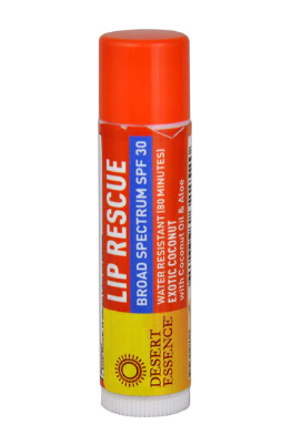 Desert Essence Lip Rescue Broad Spectrum SPF 30 Exotic Coconut  0.15 oz