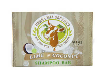 Tierra Mia Organics Shampoo Bar Lime in Coconut 3.8 oz