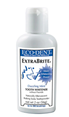 Eco dent Extrabrite Baking Soda Toothpowder Dazzling Mint 2oz