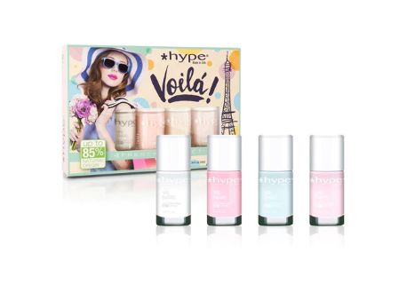 Hype Fast Drying Nail Polish Collection Voila   4 Piece