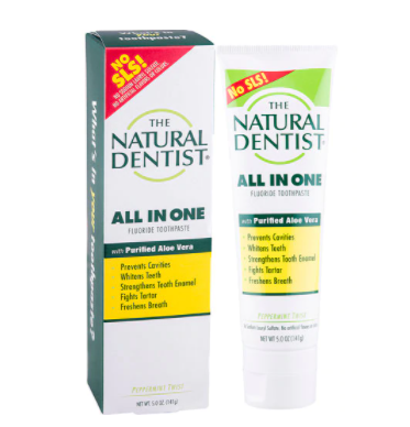 The Natural Dentist Healthy Teeth and Gums Toothpaste Peppermint Twist 5oz