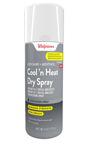 Walgreens Cooln Heat Dry Spray 4.0oz