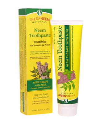 Organix South Theraneem Naturals Neem Toothpaste Mint  4.23 oz