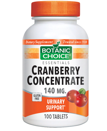 Botanic Choice Cranberry Concentrate 140 mg Dietary Supplement Tablets 100.0Each