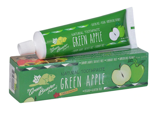 Green Beaver Natural Toothpaste Green Apple 2.5 fl oz