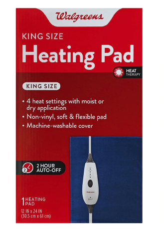 Walgreens Heating Pad Moist Dry King Size1.0ea