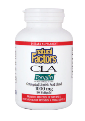 Natural Factors CLA Tonalin  1000 mg  90 Softgels