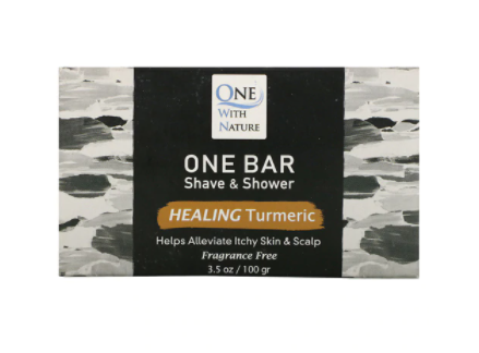 One With Nature Grooming Bar Turmeric 3.5 oz