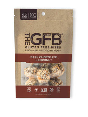 The Gluten Free Bar Gluten Free Bites Dark Chocolate Coconut  4 oz