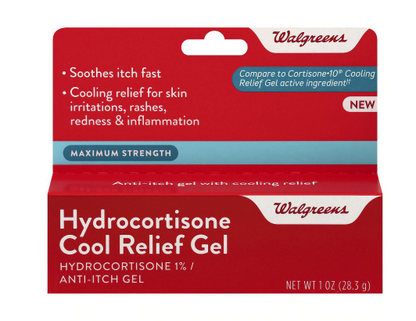 Walgreens Hydrocortisone Cool Relief Gel 1oz