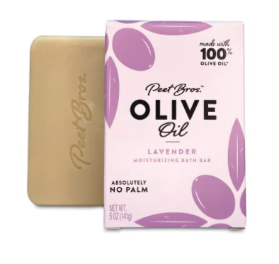 Peet Bros Olive Oil Bar Soap Lavender  5 oz