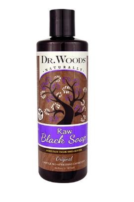Dr. Woods Naturally Raw Black Soap Original  16 fl oz