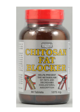 Only Natural Chitosan Fat Blocker  1075 mg  90 Tablets
