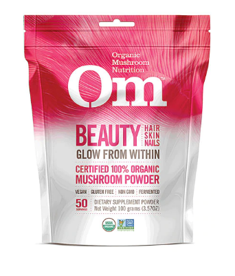 OM Organic Mushroom Nutrition Supplement Powder  Beauty  3.5 oz