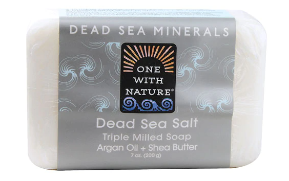One With Nature Dead Sea Minerals Soap Dead Sea Salt  7 oz