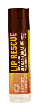 Desert Essence Lip Rescue Ultra Hydrating with Shea Butter  0.15 oz 3 Pack