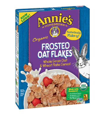 Frosted Oat Flakes Cereal Annies Homegrown Organic