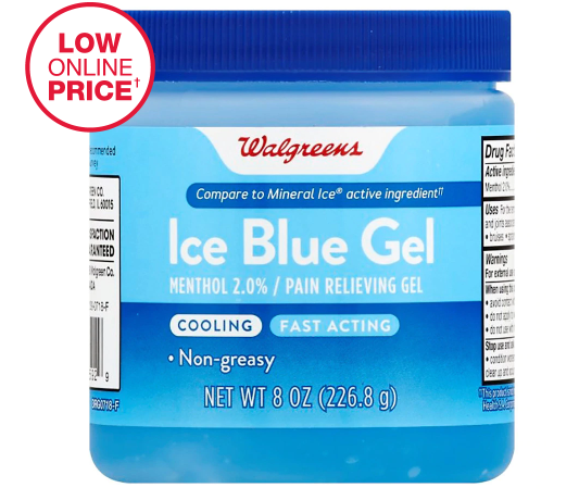 Walgreens Ice Blue Gel 8.0oz