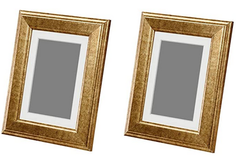 IKEA VIRSERUM Frame Gold 5x7 Set of 2 Frames