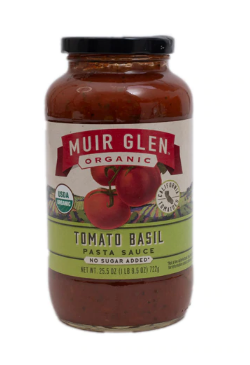 Muir Glen Organic Pasta Sauce Tomato Basil 25.5oz