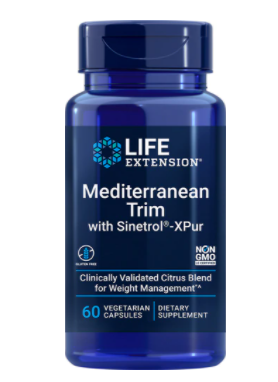 Life Extension Mediterranean Trim with Sinetrol XPur  60  Capsules