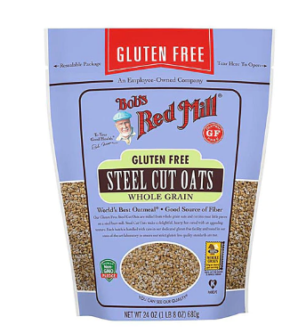 Bobs Red Mill Steel Cut Oats Gluten Free 24oz