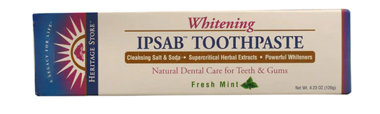 Heritage Products Ipsab Whitening Toothpaste Fresh Mint 4.23oz