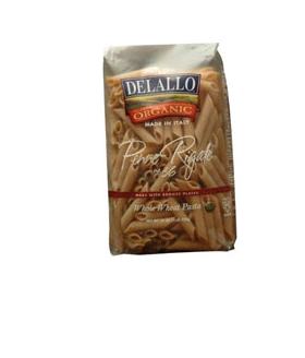 Organic Penne Rigate Pasta Delallo Number 36 1lb