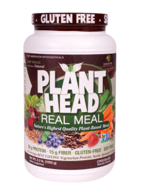 Genceutic Naturals Plant Head Real Meal Chocolate 2.3 lb