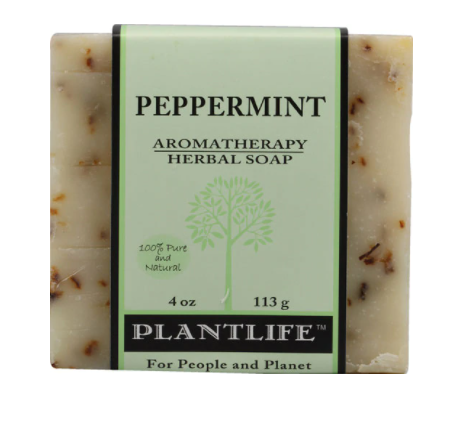 Plantlife Aromatherapy Herbal Soap Peppermint  4 oz