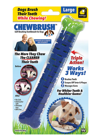 Bulb head Triple action Chew brush 1.0ea