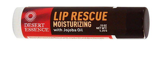 Desert Essence Lip Rescue with Jojoba Oil and Aloe Vera  0.15 oz