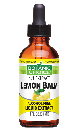 Botanic Choice Lemon Balm Herbal Supplement Liquid 1oz