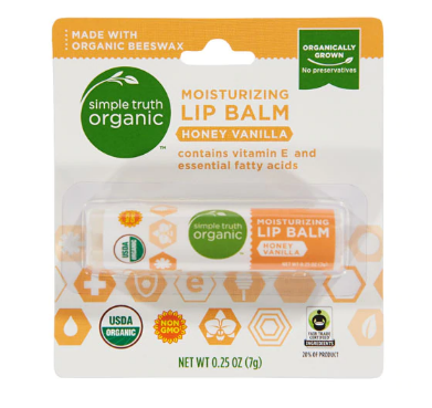 Simple Truth Organic Moisturizing Lip Balm 0.25 oz