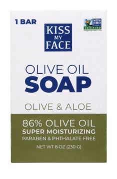Kiss My Face Bar Soap Olive and Aloe 8 oz
