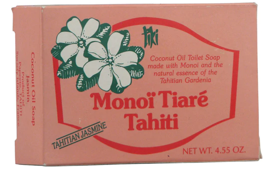 Monoi Tiare Tahiti Toilet Bar Soap Tahitian Jasmine Coconut Oil  4.55 oz