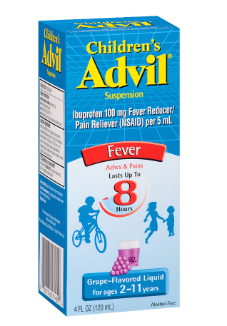 Children's Advil Liquid Pain Reliever and Fever Reducer Grape 4.0oz