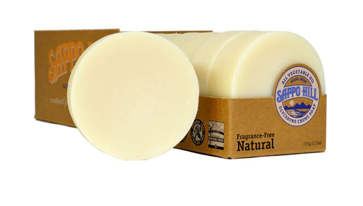 Sappo Hill Glycerine Soap Fragrance Free 1 Bar