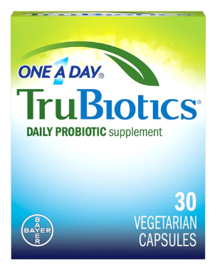 One A Day TruBiotics Daily Probiotic Supplement 30 Vegetarian Capsules