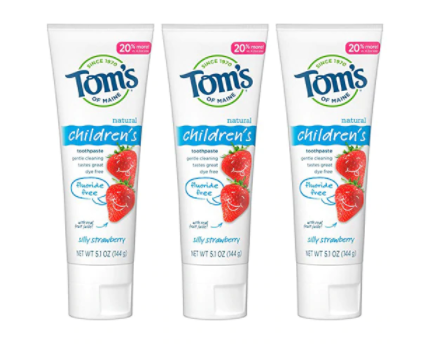 Toms of Maine Kids Toothpaste 5.1oz 3pk