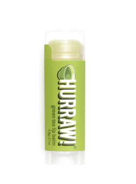 Hurraw Balm Lip Balm Green Tea  0.15 oz