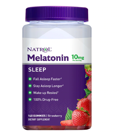 Natrol Melatonin 10 mg Gummies Strawberry 140.0ea