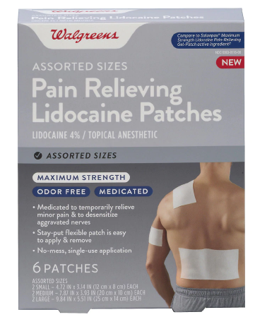 Walgreens Lidocaine Pain Patches Assorted 6.0ea