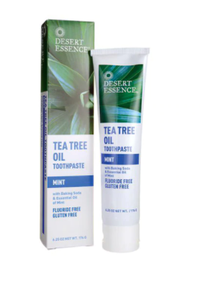 Desert  Essence Natural Tea Tree Oil Toothpaste Mint  6.25 oz