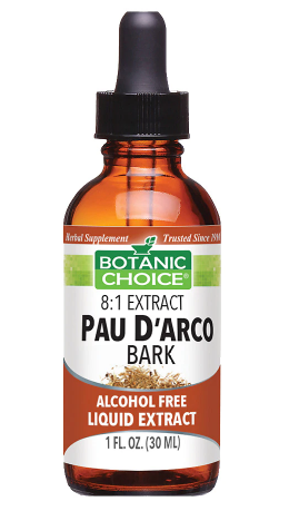 Pau D'Arco Bark Botanic Choice Herbal Supplement Liquid 1 Oz
