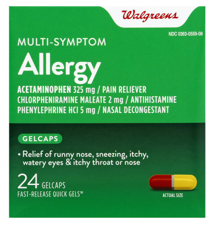 Walgreens Allergy Multi Symptom Fast Release Quick Gels 24.0ea