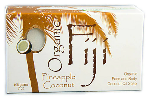 Organic Fiji Face and Body Soap Infused With Raw Coconut Oil  7 oz